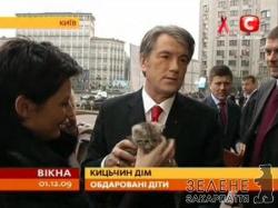 Янукович, Ющенко і Кучма були помічені у котолюбстві